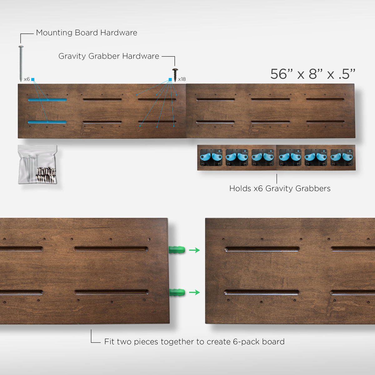 Mounting Board (6) - Maple (PRE-ORDER | Will Ship Monday January 13th)